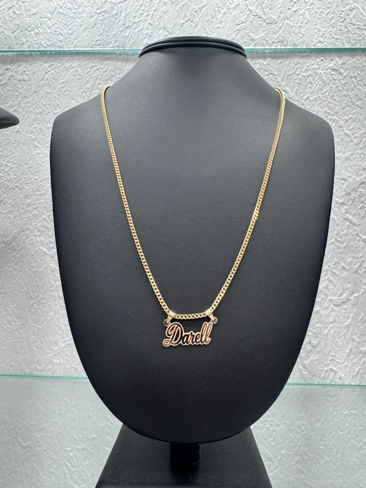 Franco chain and name.