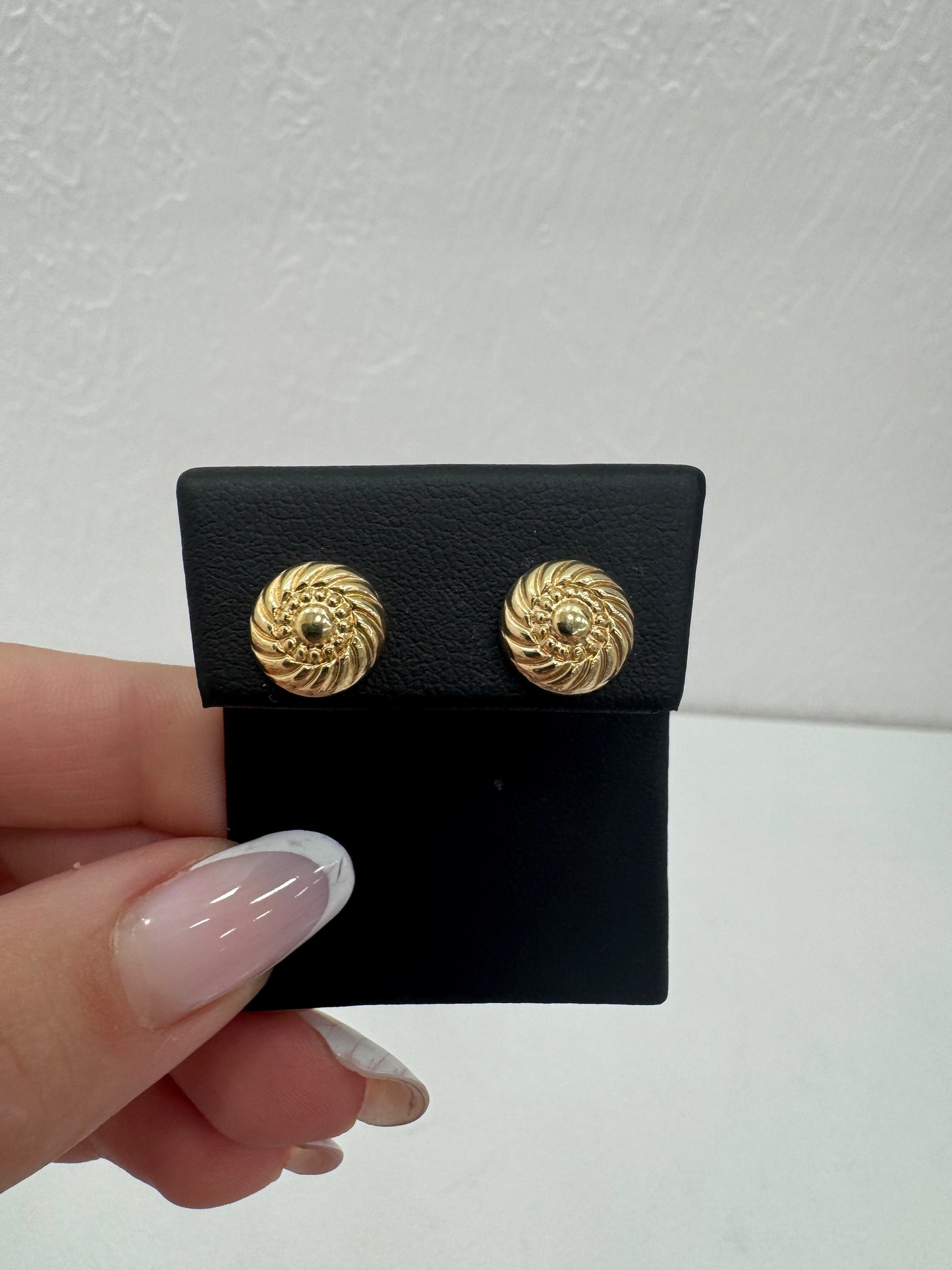 Aretes oro 10k