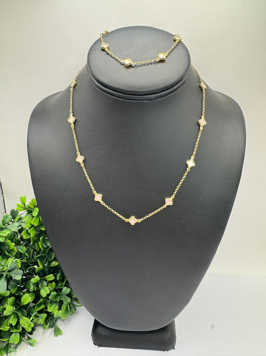 Set mini clover rosado