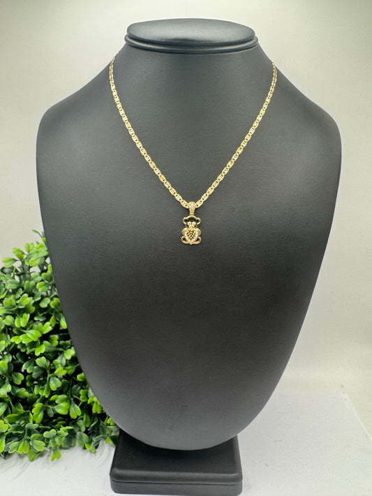 Cadena Valentino y dije de Oso.